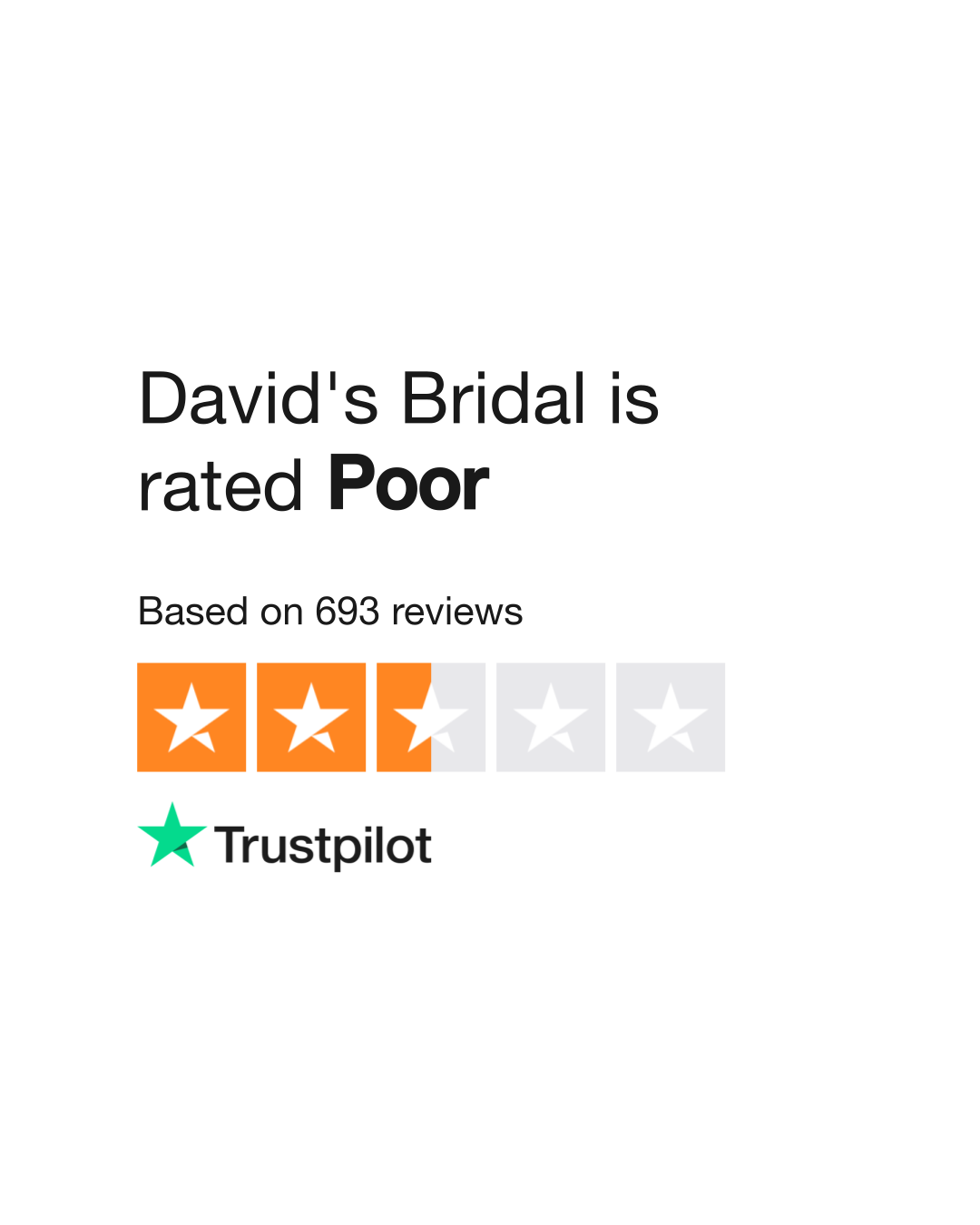 David s Bridal Reviews Read Customer Service Reviews of www.davidsbridal