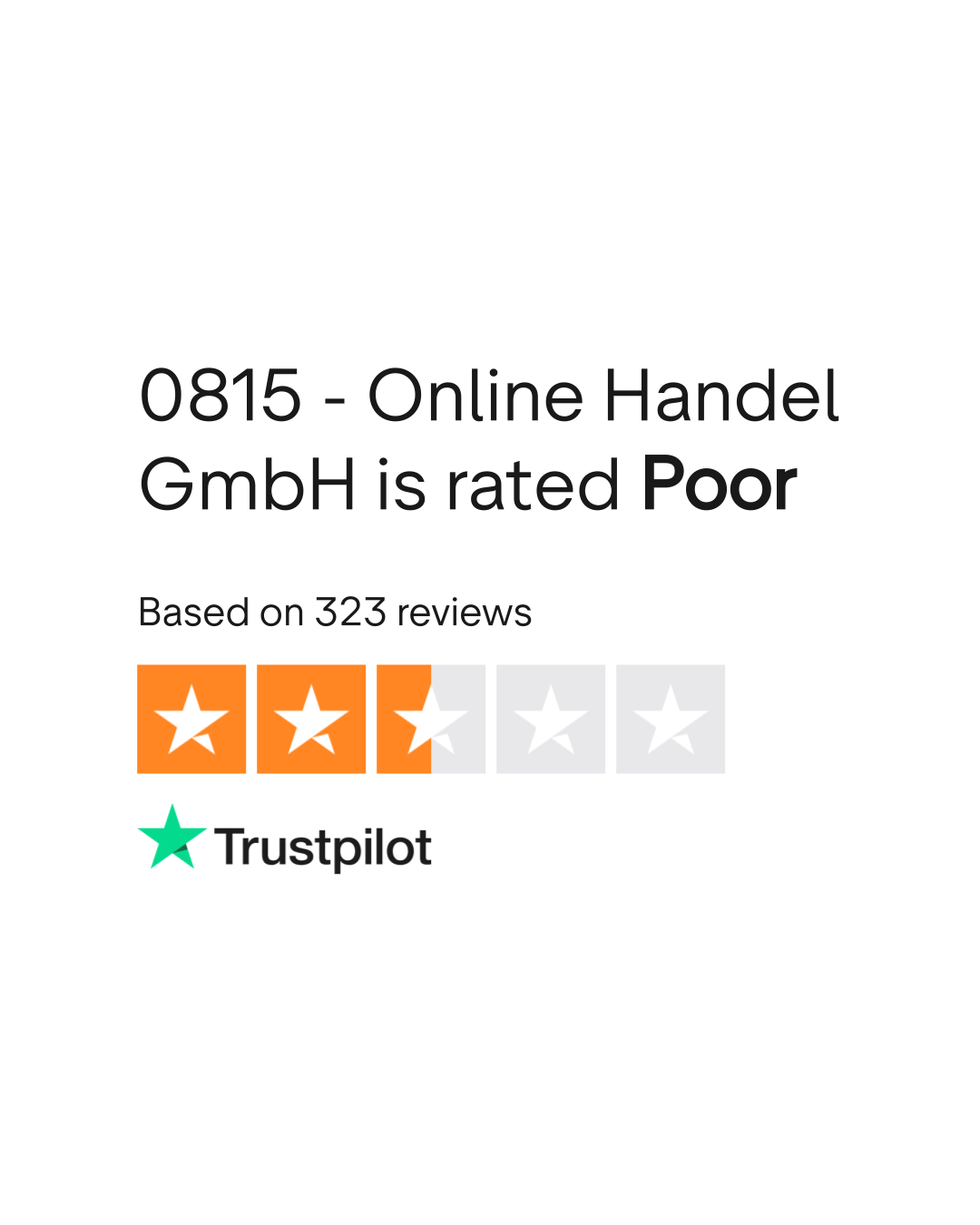0815 - Online Handel GmbH Reviews | Read Customer Service Reviews of ...