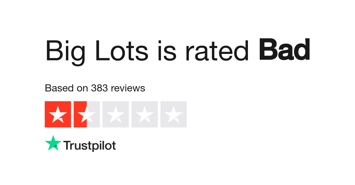 Big Lots Reviews  Read Customer Service Reviews of www.biglots.com