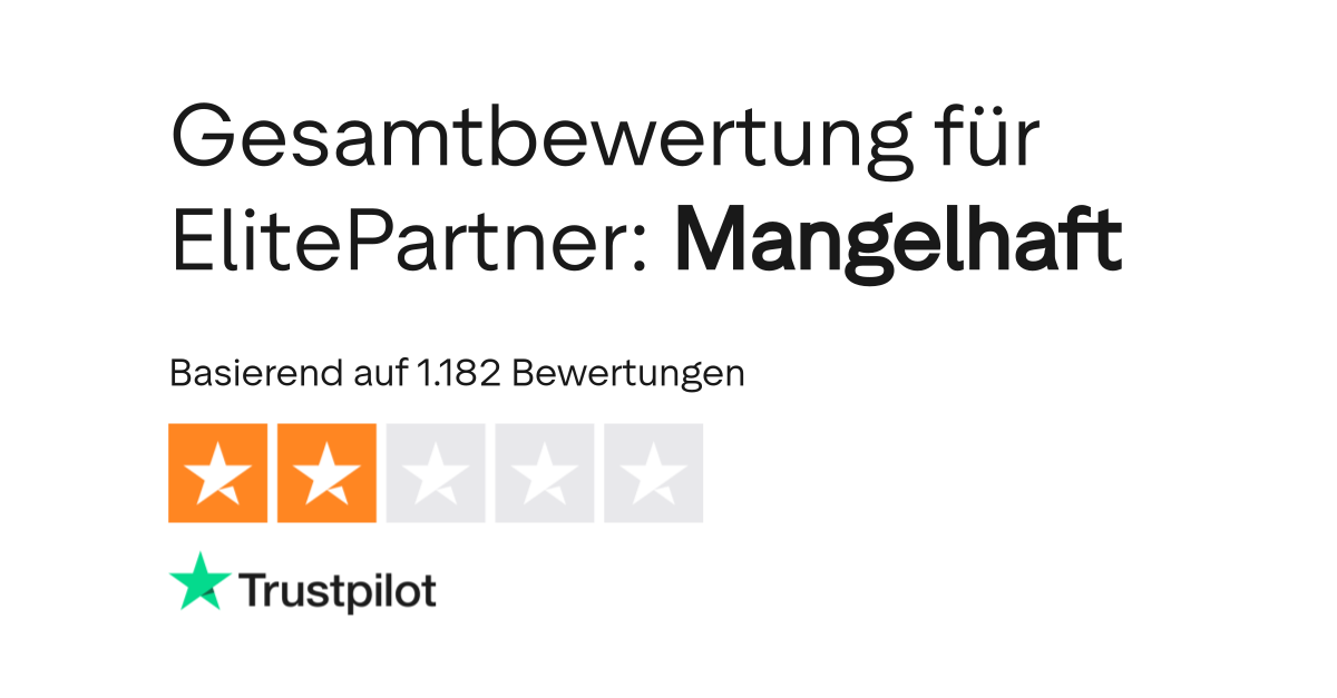 Bewertung elitepartner