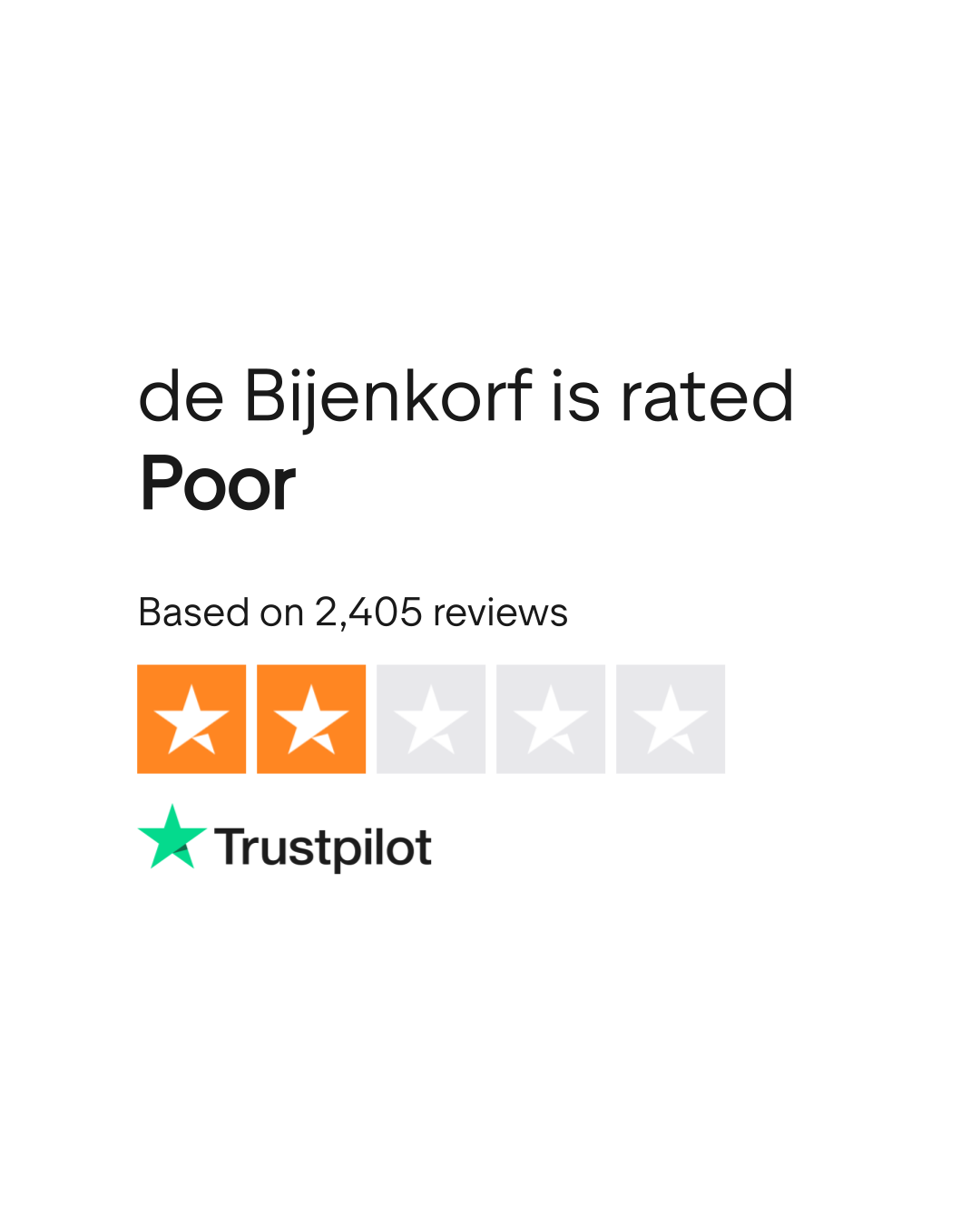 de bijenkorf trustpilot