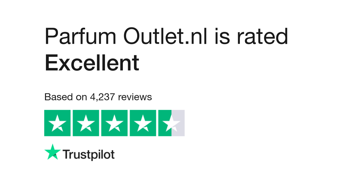 Verdorde bidden Schadelijk Parfum Outlet.nl Reviews | Read Customer Service Reviews of www.parfumoutlet .nl
