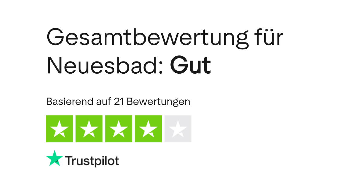 Bewertungen zu Neuesbad | Lesen Sie Kundenbewertungen zu www.neuesbad.de