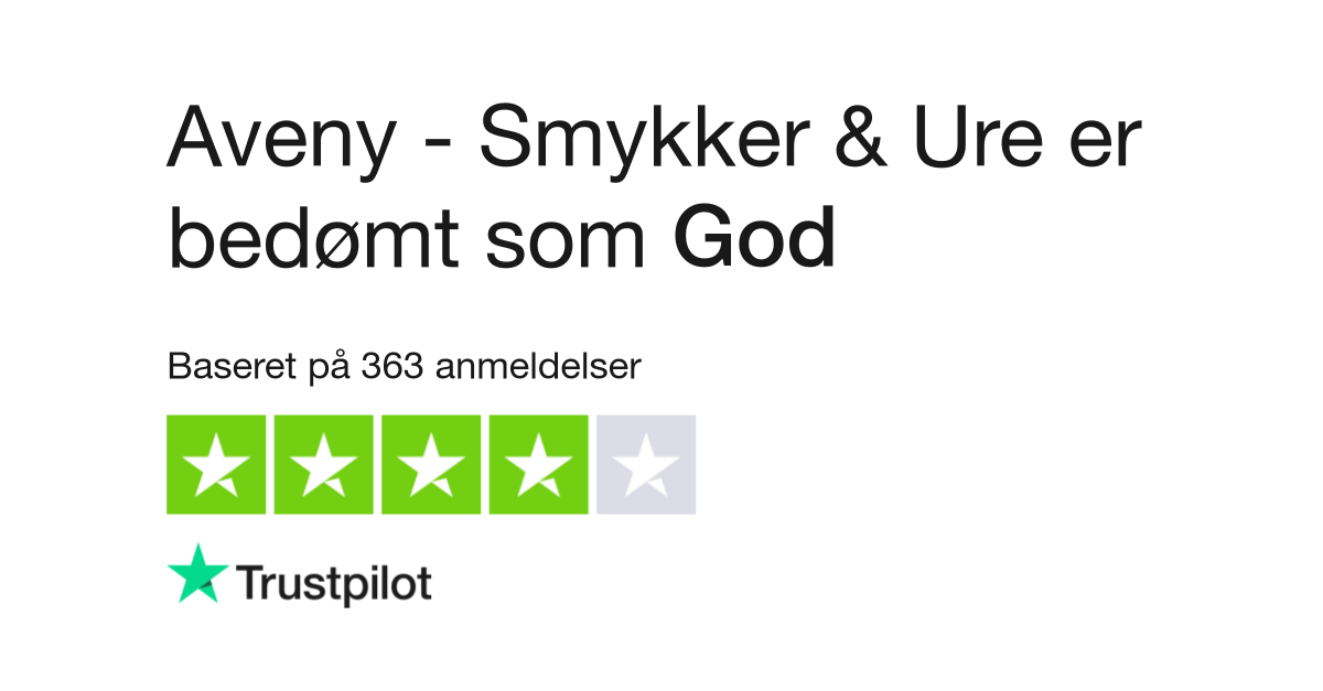 Aveny Smykker & Ure | Læs kundernes anmeldelser www.aveny.dk