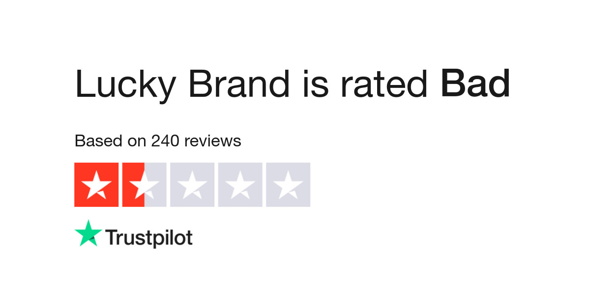 Lucky Brand Reviews  Read Customer Service Reviews of www.luckybrand.com