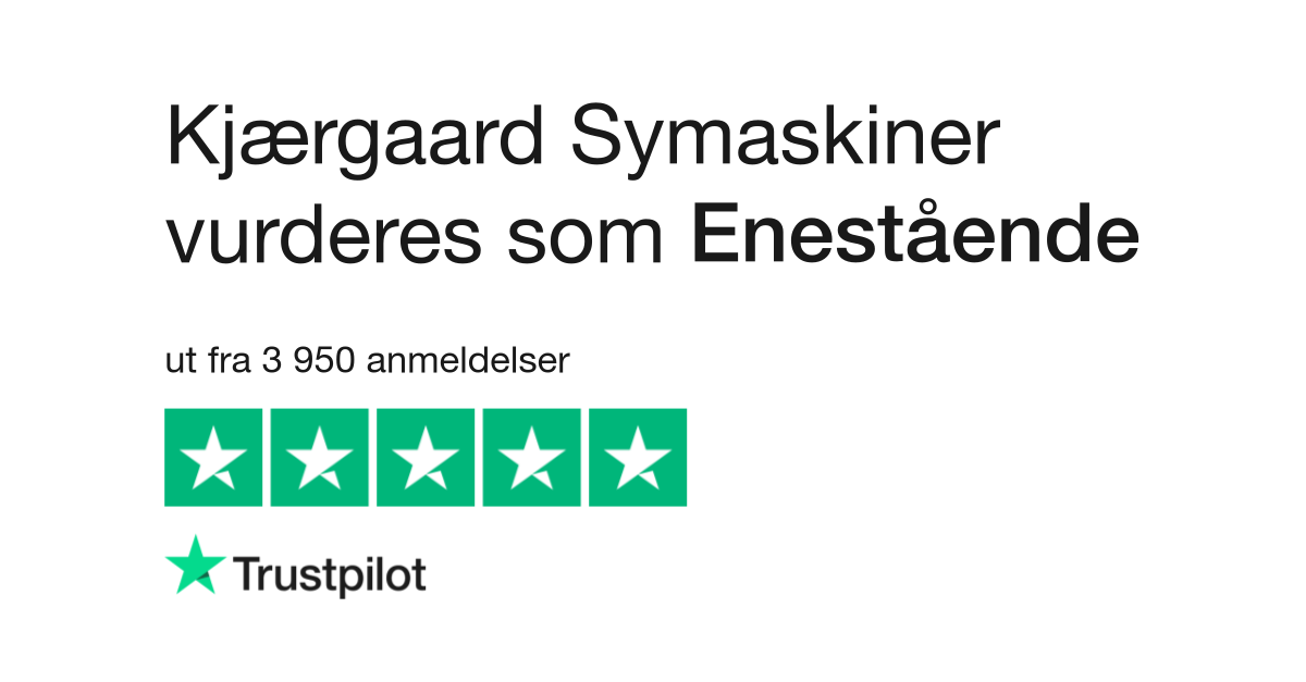 av Symaskiner | Les kundenes anmeldelser av symaskine.dk