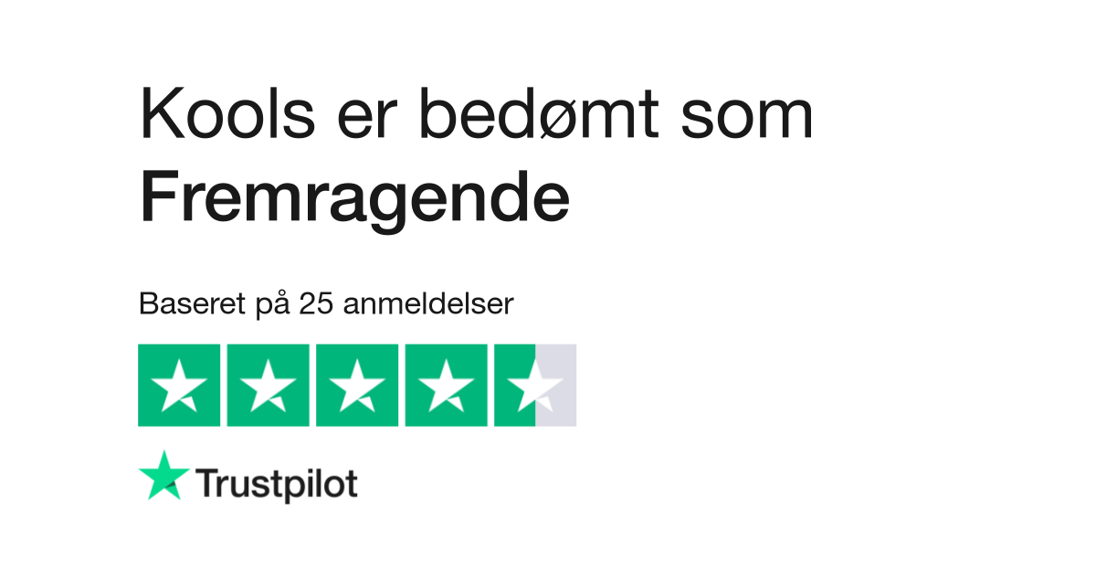 gå på indkøb balance pave Anmeldelser af Kools | Læs kundernes anmeldelser af www.kools.dk