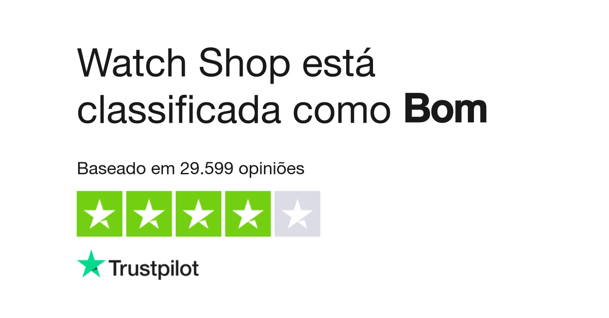 Opini es sobre Watch Shop Leia opini es sobre o servi o de www