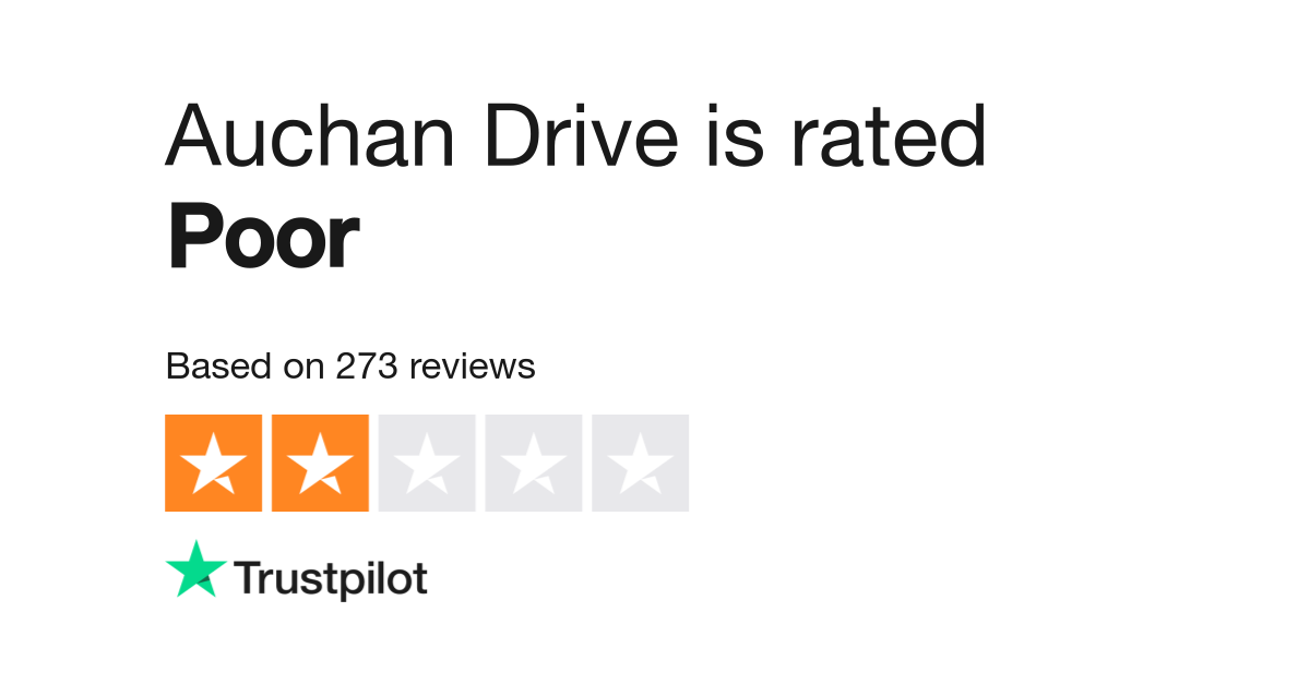 auchan drive reviews read customer service reviews of www auchandrive fr trustpilot