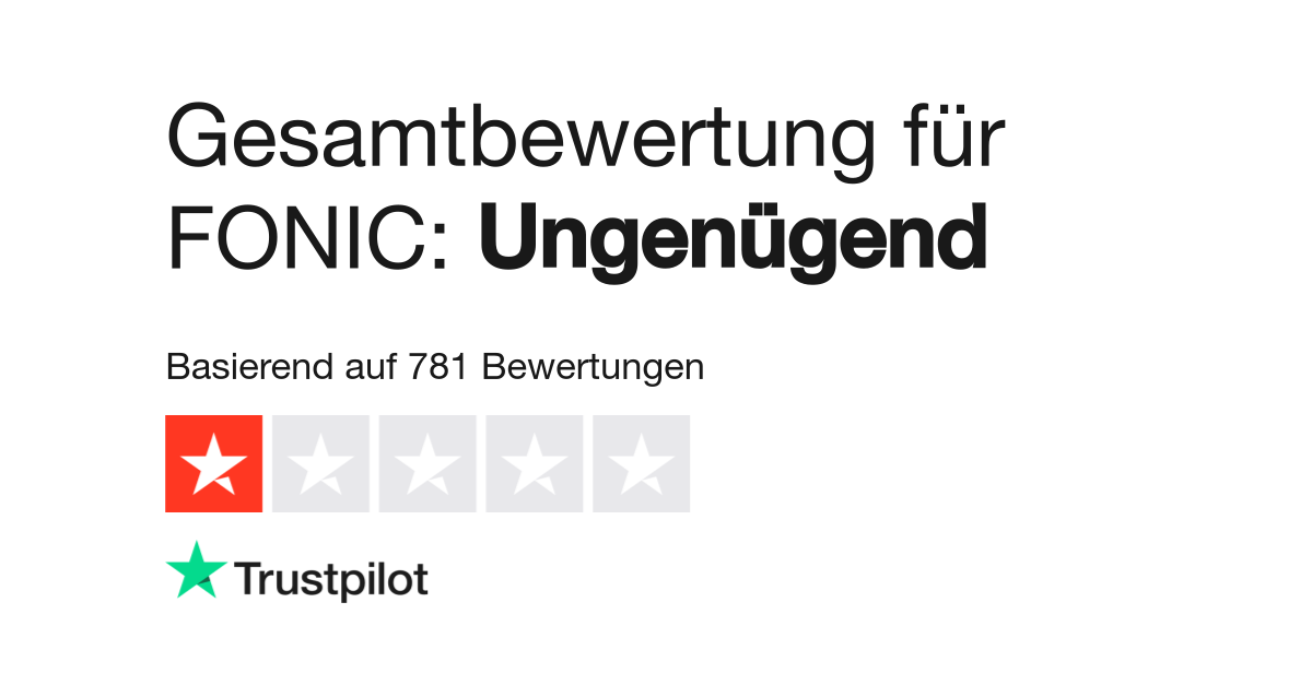 Bewertungen Zu Fonic Lesen Sie Kundenbewertungen Zu Www Fonic De