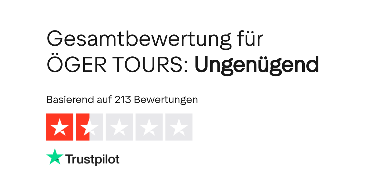 Bewertungen zu Öger Tours | Lesen Sie Kundenbewertungen zu www.oeger.de