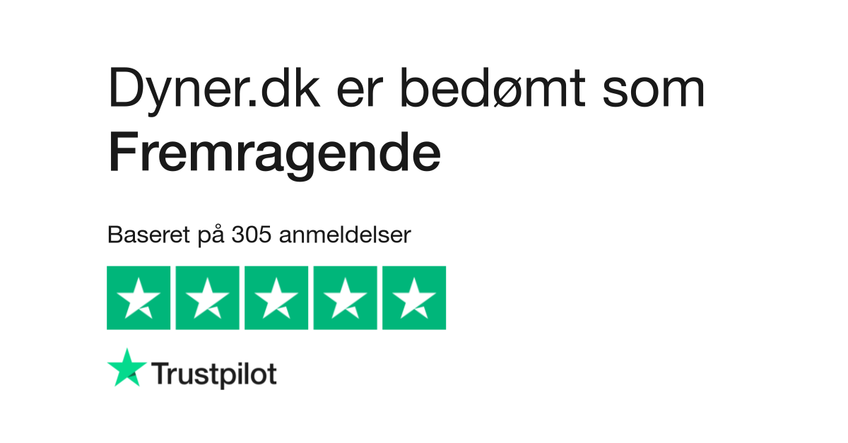 Anmeldelser af Dyner.dk Læs kundernes anmeldelser af www.dyner.dk