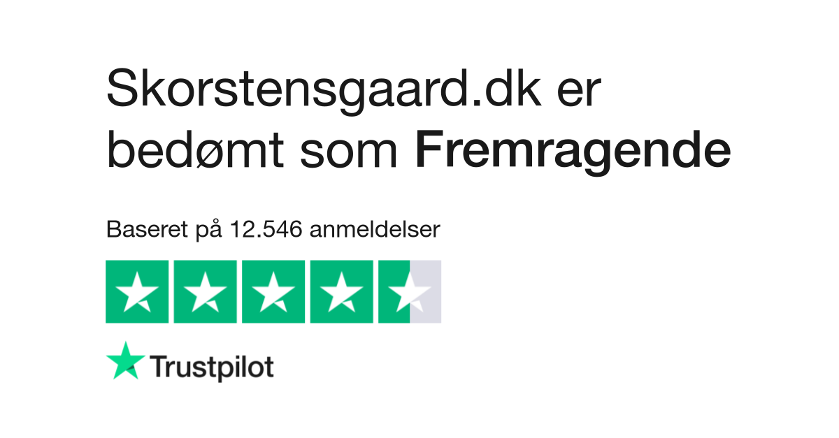 Anmeldelser af Skorstensgaard.dk | Læs kundernes af www. skorstensgaard.dk | 368 af