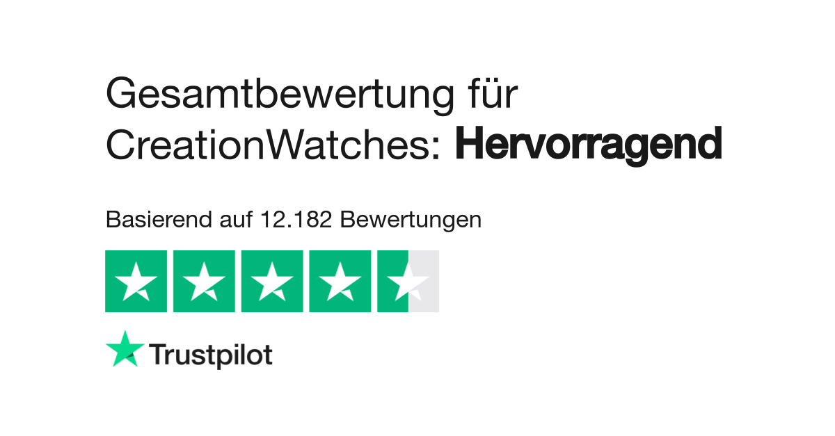 Trustpilot creation watches new arrivals