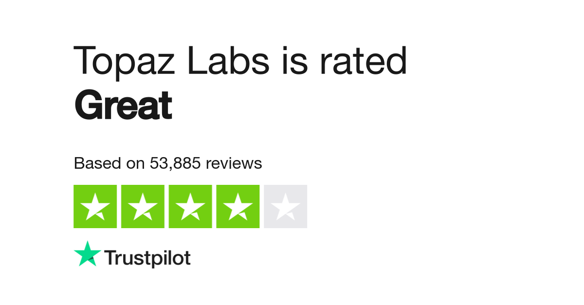 Topaz Labs Reviews Read Customer Service Reviews Of Www Topazlabs Com