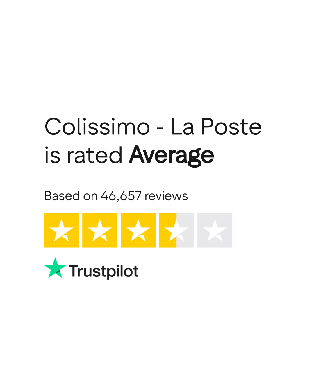 Avaliação Trustpilot do Olisimo PT