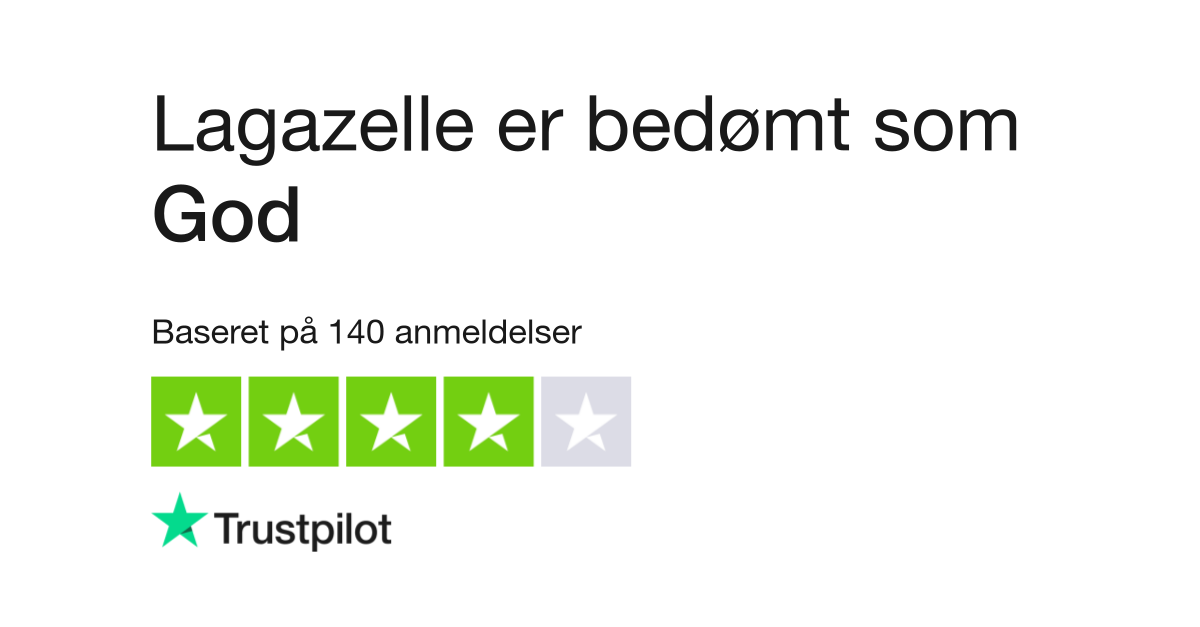 sandsynligt kan ikke se Permanent Anmeldelser af Lagazelle | Læs kundernes anmeldelser af www.lagazelle.dk
