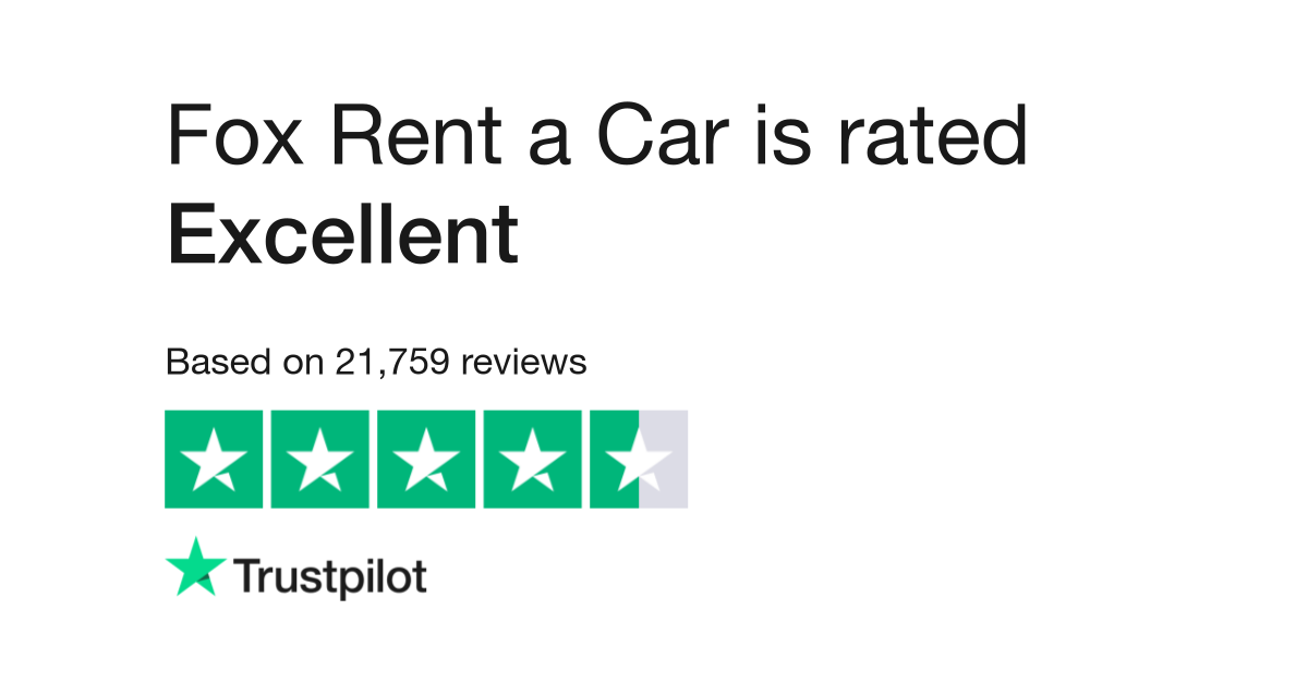 fox rent a car reviews