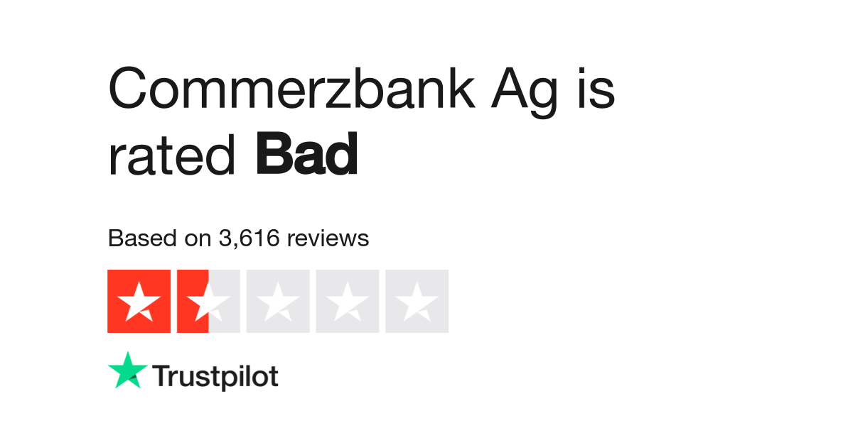 Commerzbank Ag Reviews Read Customer Service Reviews Of Www Commerzbank De