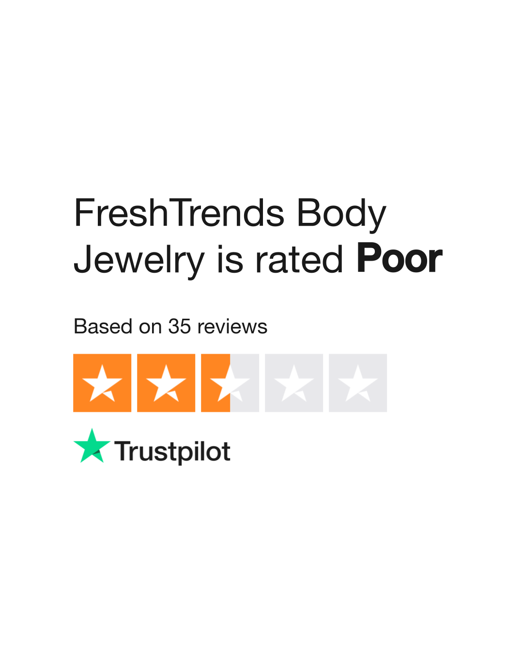 Freshtrends on sale body jewelry