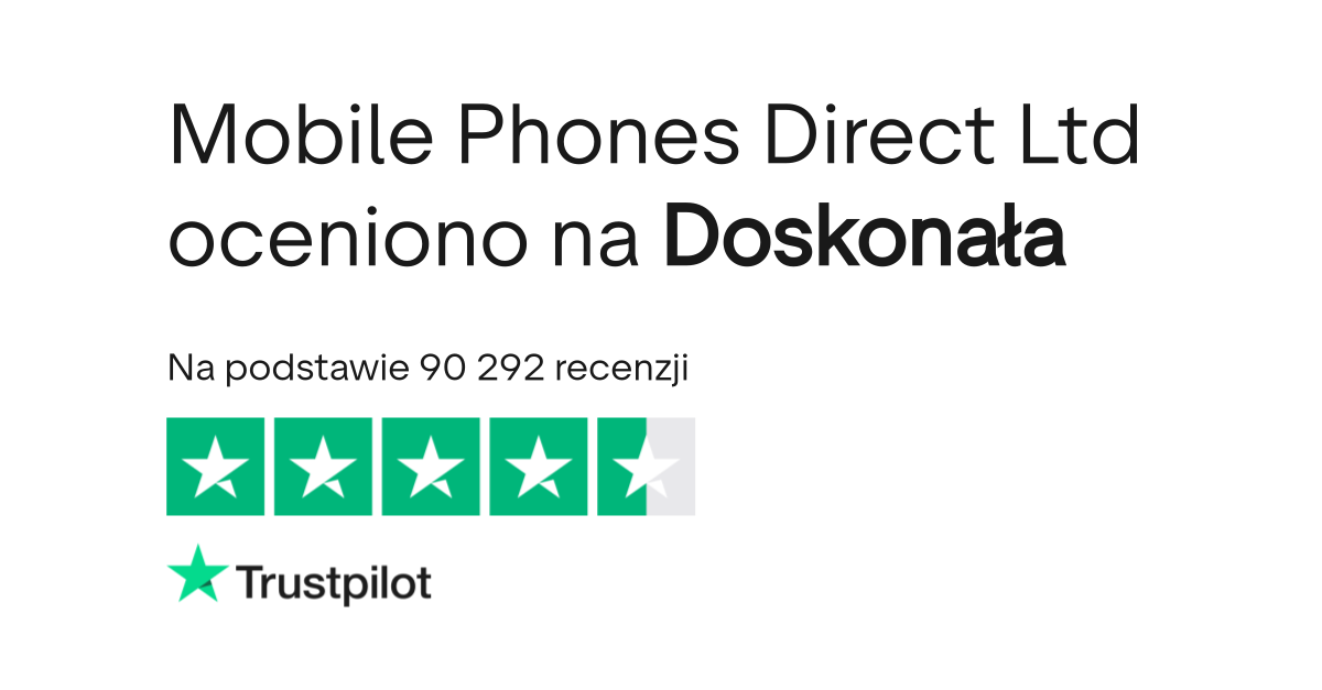 Mobile Phones Direct Ltd Recenzje Czytaj recenzje klientów na temat