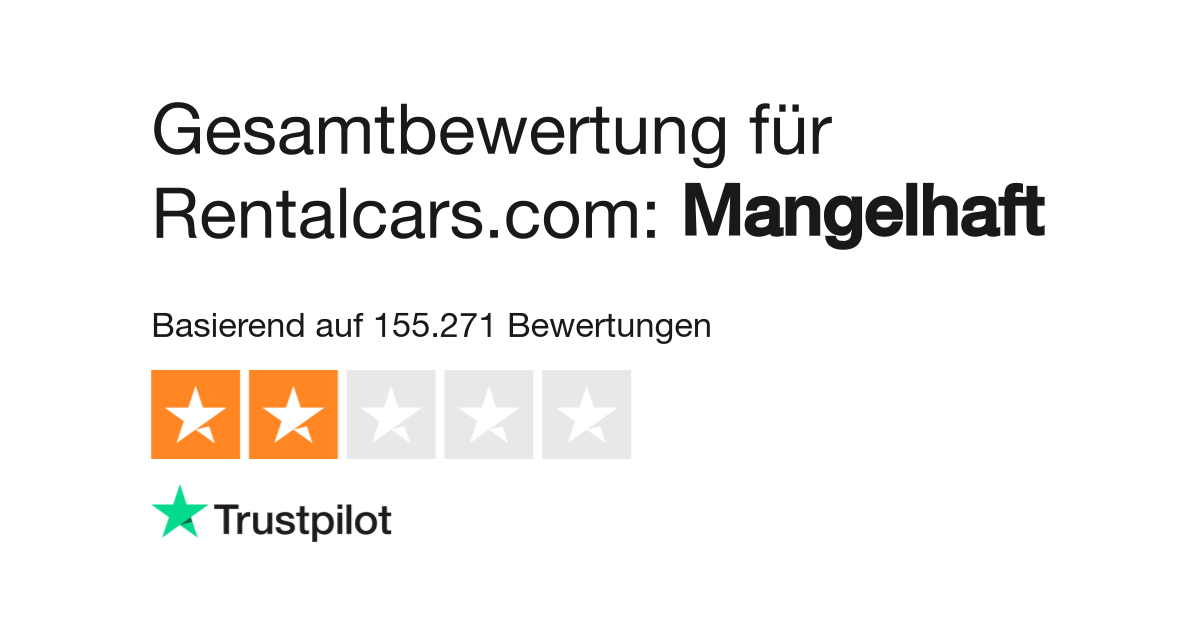 Bewertungen Zu Rentalcars Com Lesen Sie Kundenbewertungen Zu Www Rentalcars Com