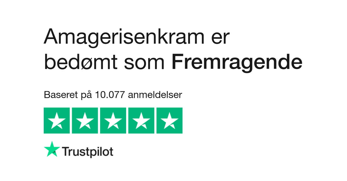 Størrelse kondensator deltager Anmeldelser af Amagerisenkram | Læs kundernes anmeldelser af  www.amagerisenkram.dk | 428 af 451