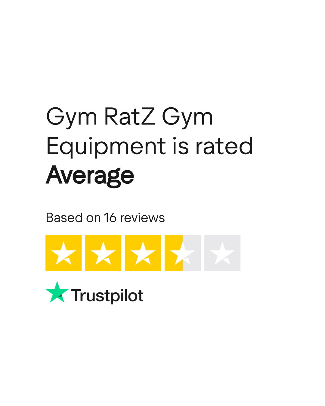 Gym RatZ Gym Equipment Reviews | Read Customer Service Reviews of ...