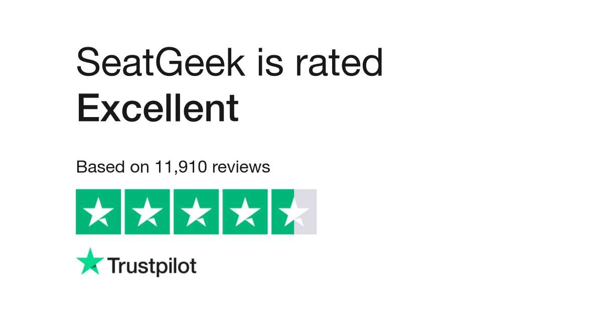 SeatGeek Reviews - 2023