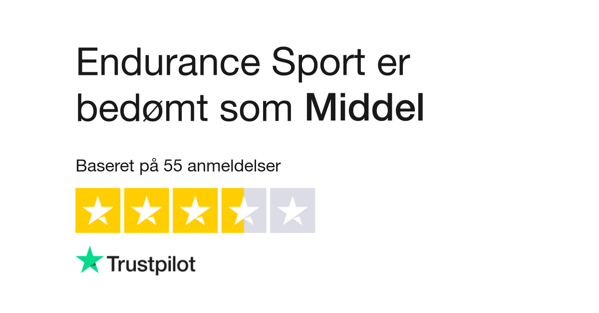 Anmeldelser af Endurance Sport | Læs kundernes af endurancesport .dk