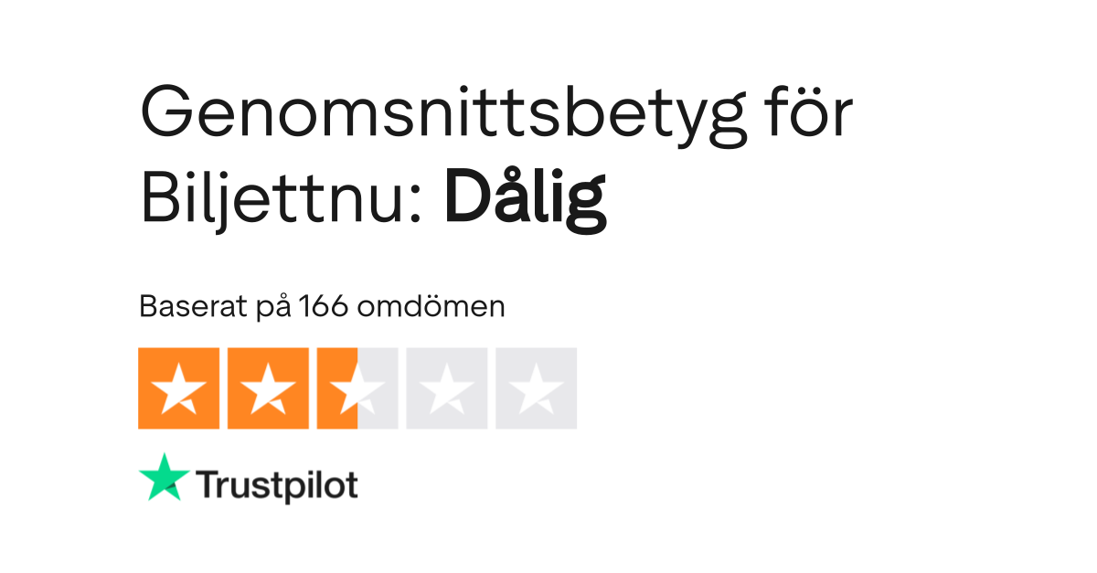 Biljett nu seriösa