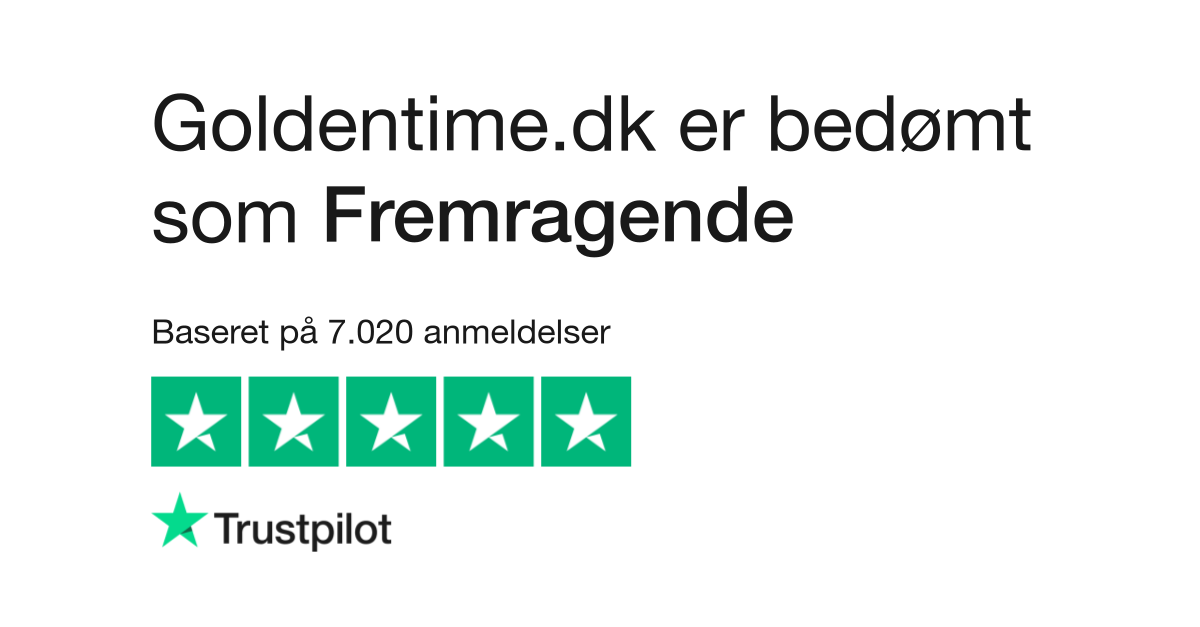 skarp Krav Latter Anmeldelser af Goldentime.dk | Læs kundernes anmeldelser af  www.goldentime.dk