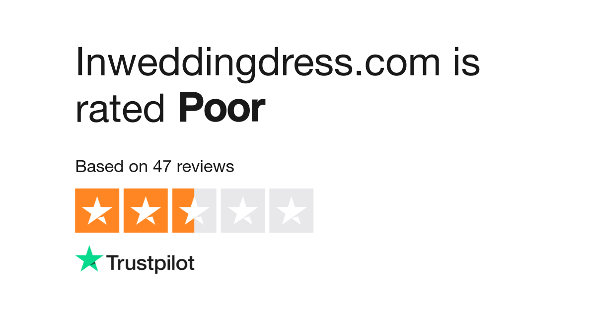 Inweddingdress Reviews Read Customer Service Reviews of