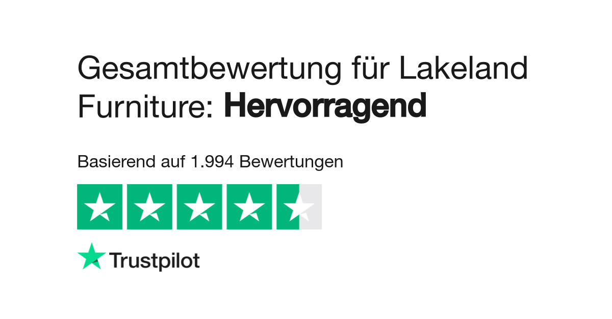 Bewertungen Zu Lakeland Furniture Lesen Sie Kundenbewertungen Zu