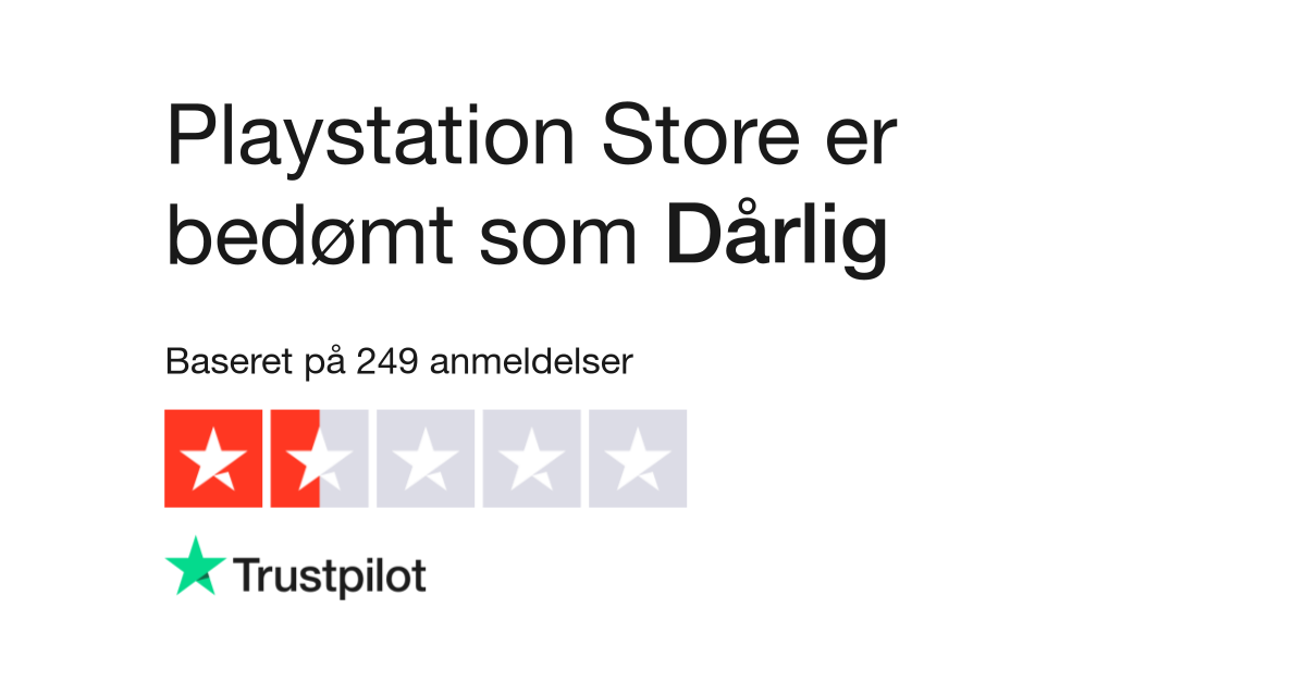 Anmeldelser af Playstation Store | Læs kundernes anmeldelser playstation -store.dk