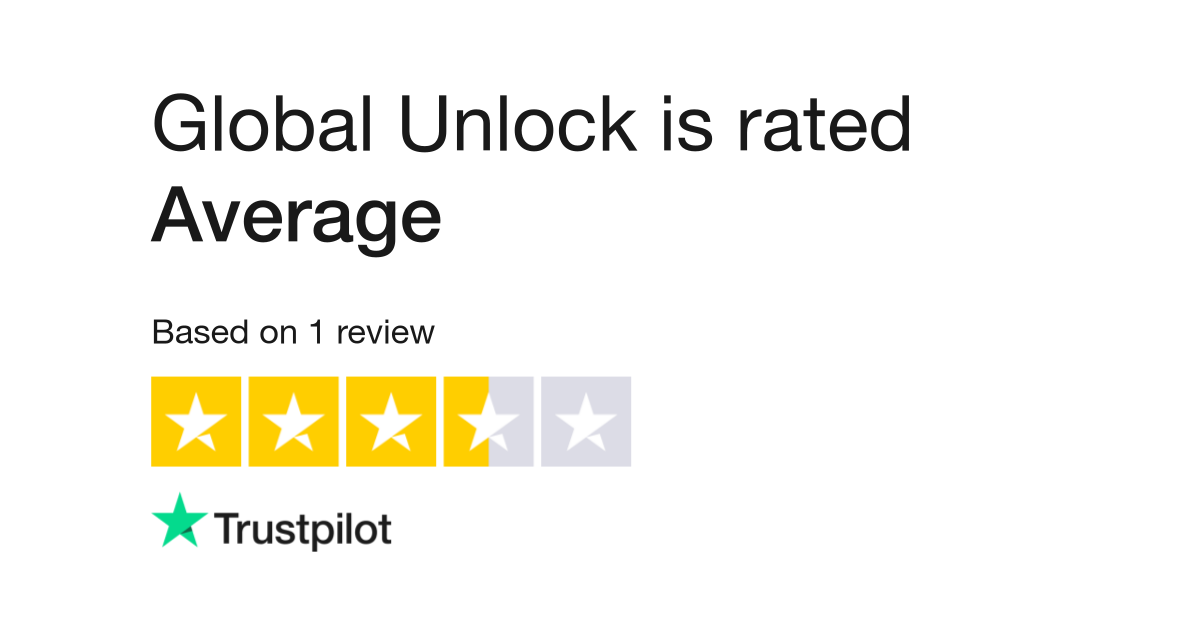 Global Unlock Reviews Read Customer Service Reviews Of Globalunlock Com