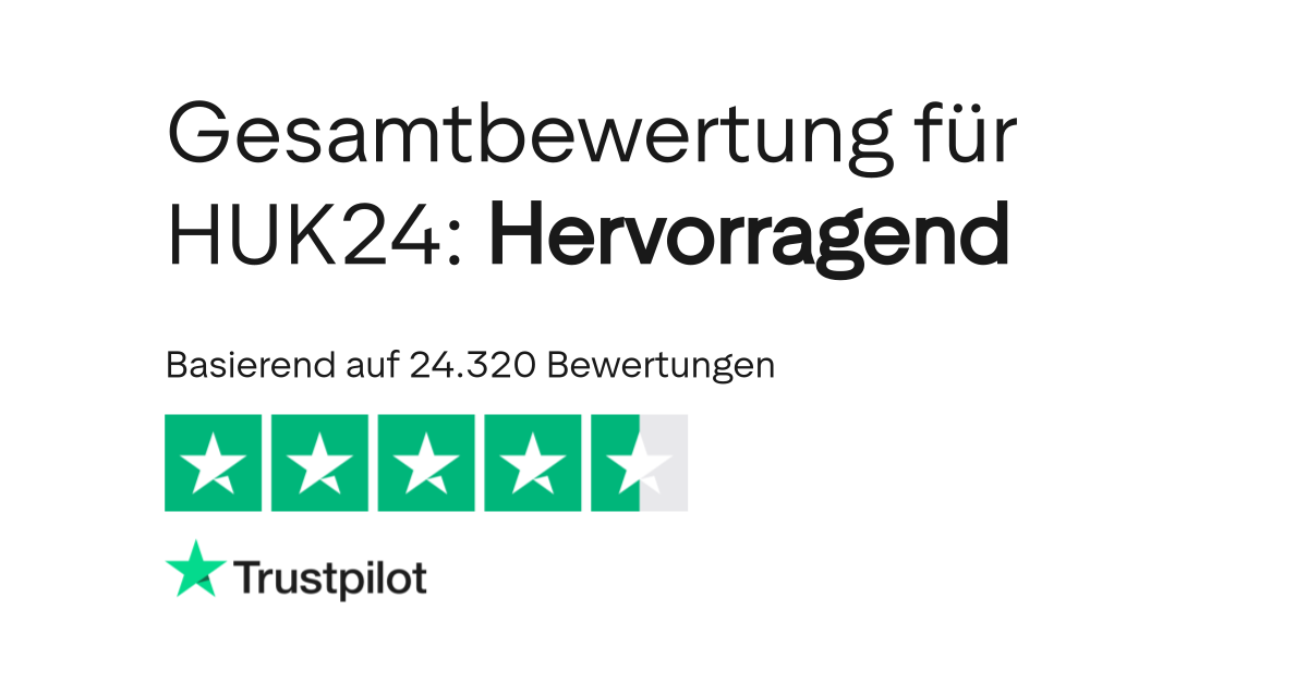 Bewertungen zu HUK24 Lesen Sie Kundenbewertungen zu huk24.de