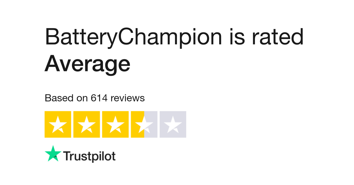 Reviews | Read Customer Service Reviews of batterychampion.com