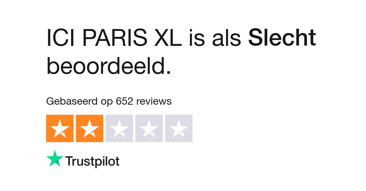 zonsondergang opvolger Waden ICI PARIS XL reviews | Bekijk consumentenreviews over iciparisxl.nl