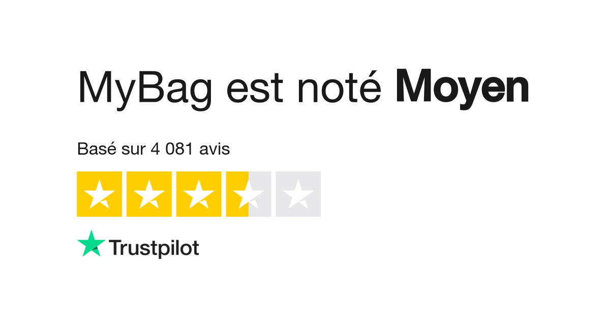 Avis de MyBag Lisez les avis marchands de mybag