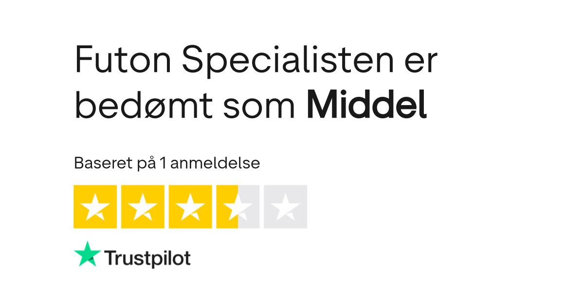 Anmeldelser af Futon Specialisten Læs kundernes anmeldelser af futon