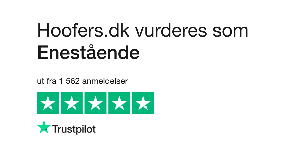 Hoofers.dk | Les kundenes anmeldelser av hoofers.dk