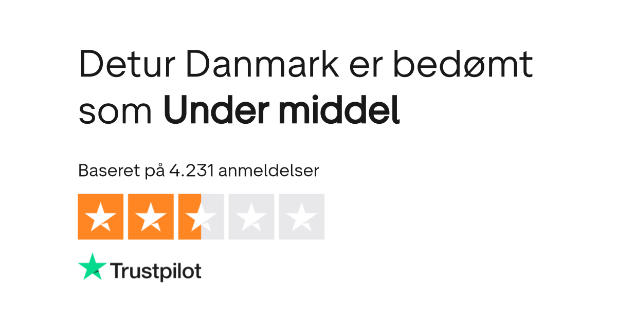 Anmeldelser Af Detur Danmark Læs Kundernes Anmeldelser Af