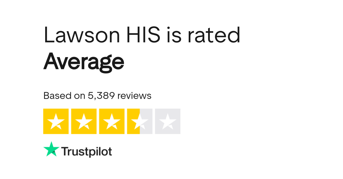 Lawson HIS Reviews Read Customer Service Reviews of www.lawsonhis.co.uk