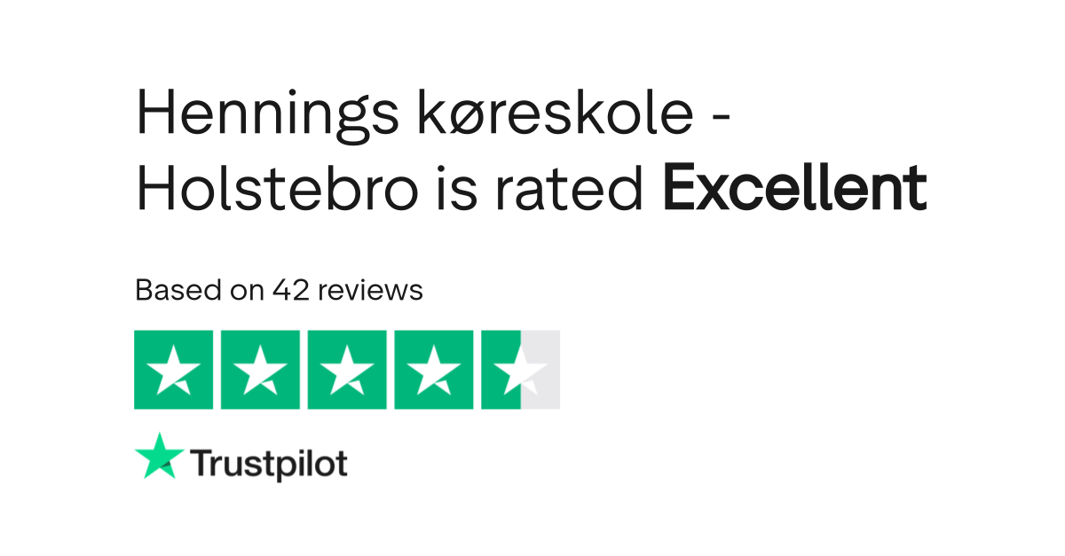 Hennings køreskole Holstebro Reviews Read Customer Service Reviews