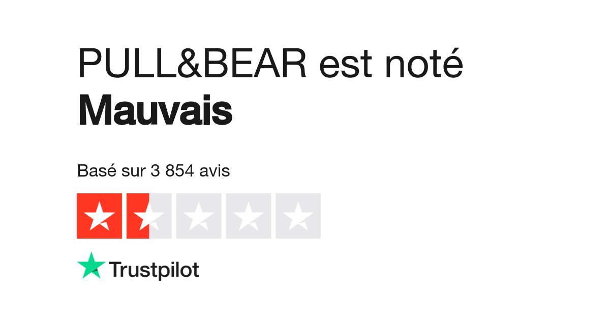 Pull and discount bear retour magasin