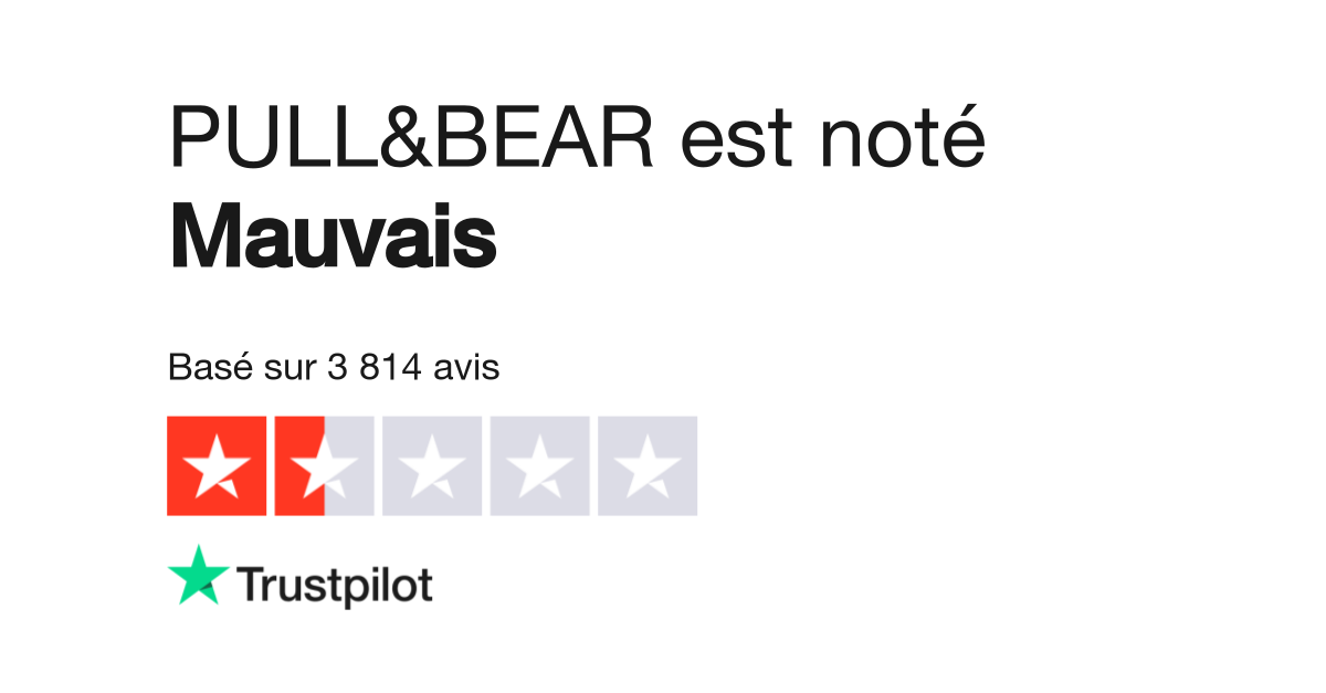 Avis de PULL BEAR Lisez les avis marchands de www.pullandbear