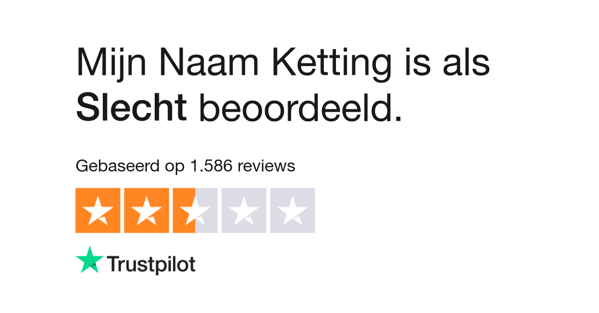 Ketting reviews Bekijk over mijnnaamketting .nl