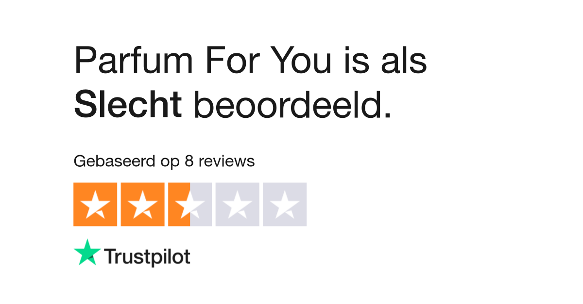 You reviews| Bekijk consumentenreviews over parfumforyou.nl