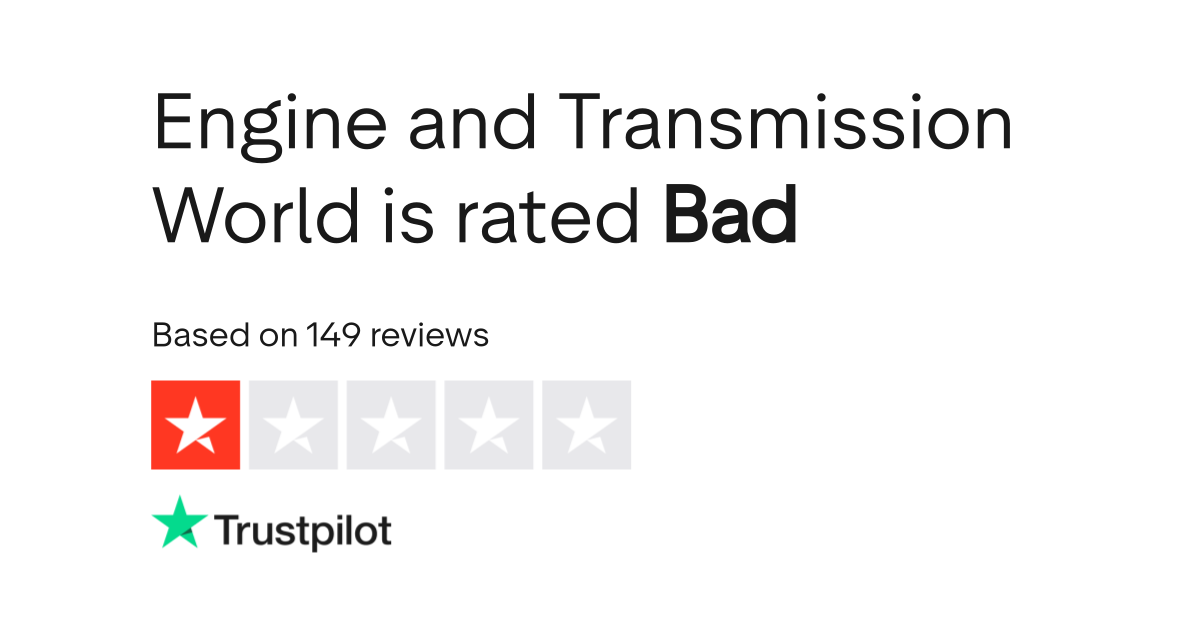 Engine and Transmission World Reviews Read Customer Service Reviews